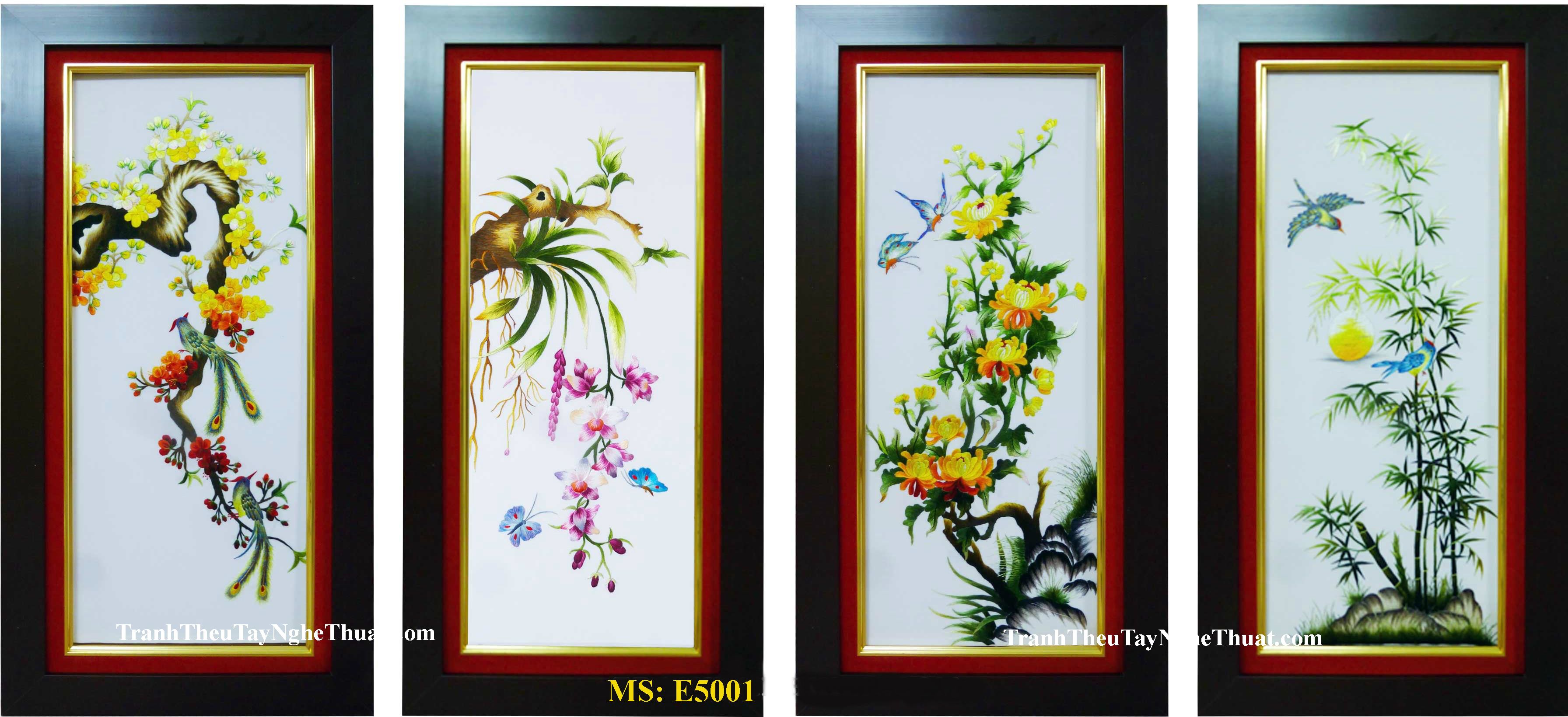 tranh thêu tặng tân gia