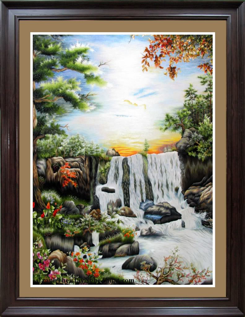 mua tranh thêu tay
