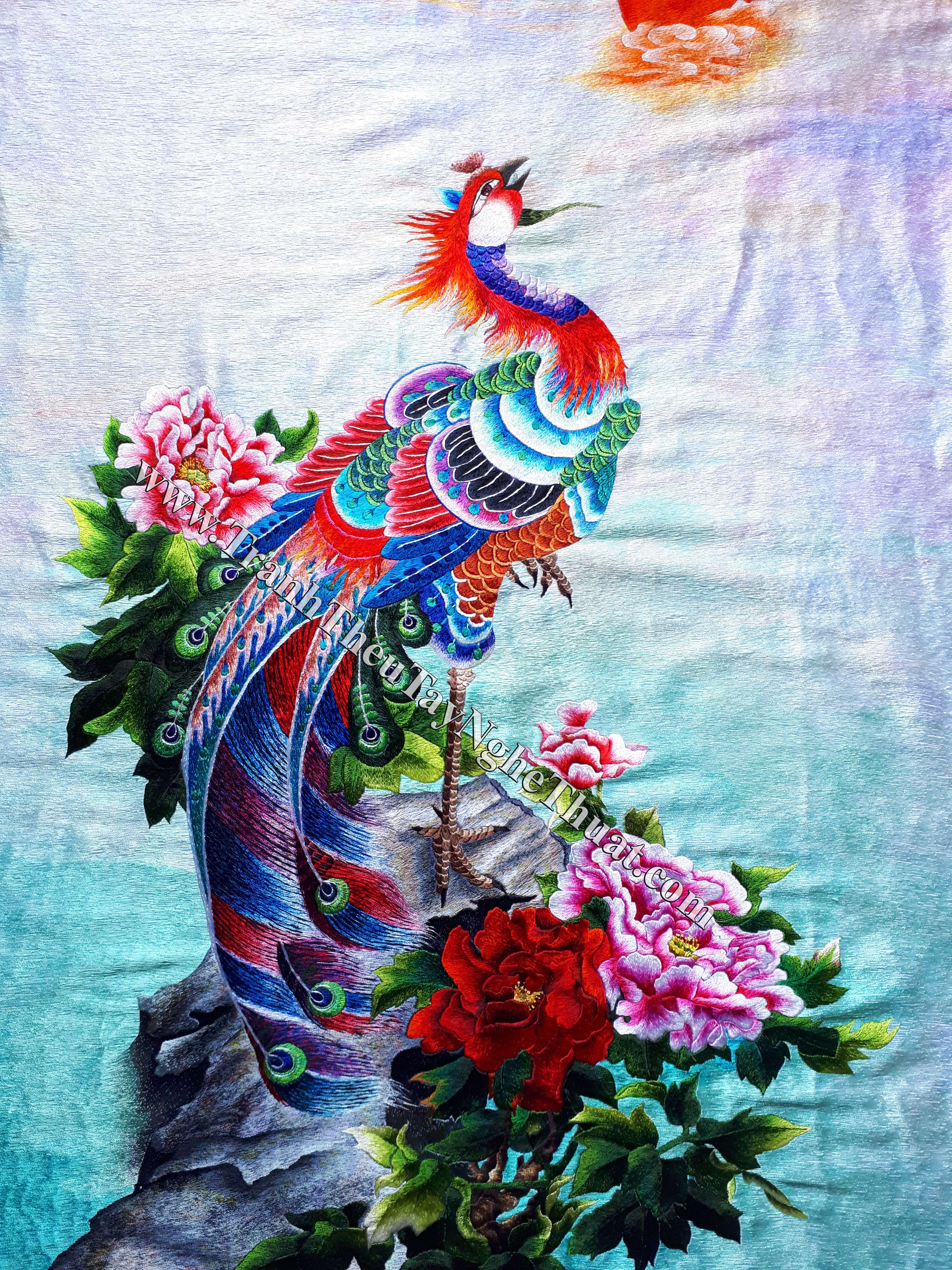 tranh thêu tay