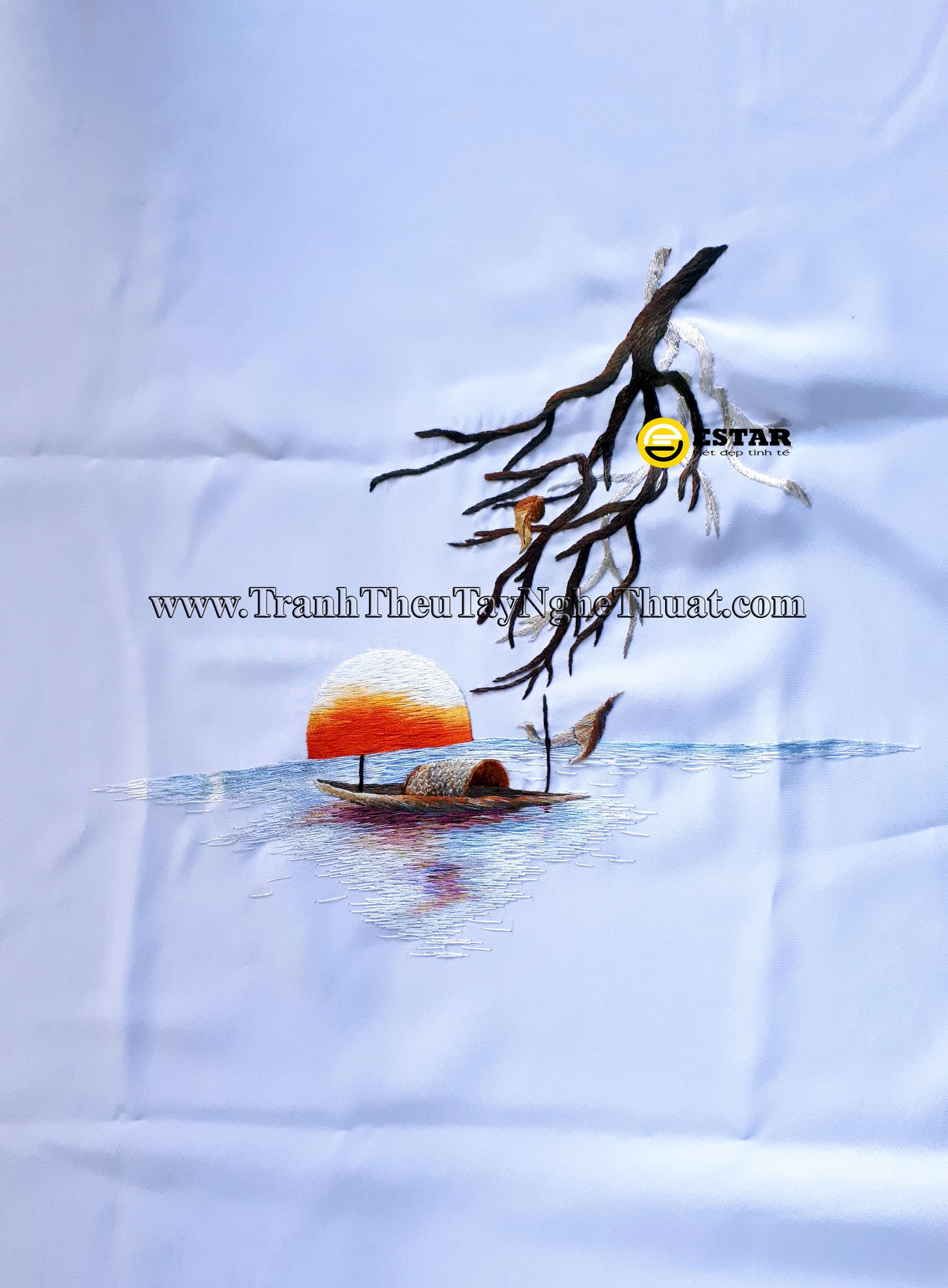 tranh thêu tặng đối tác