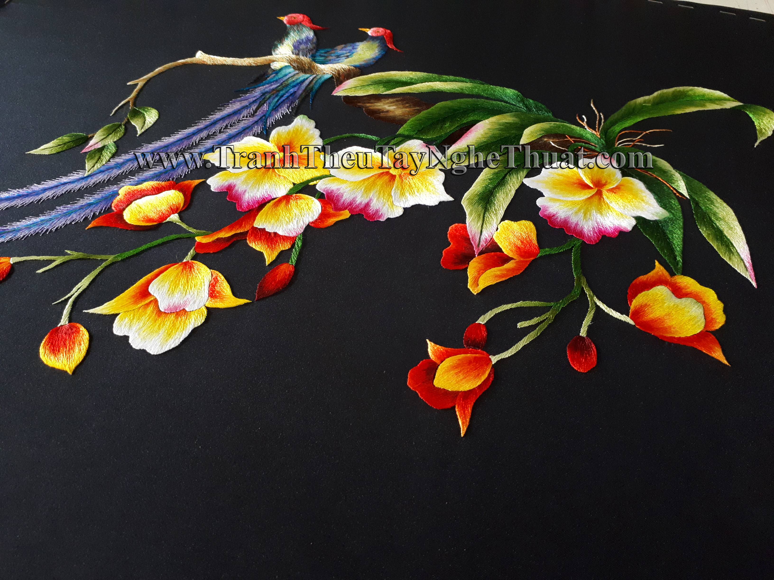 tranh thêu tặng đám cưới