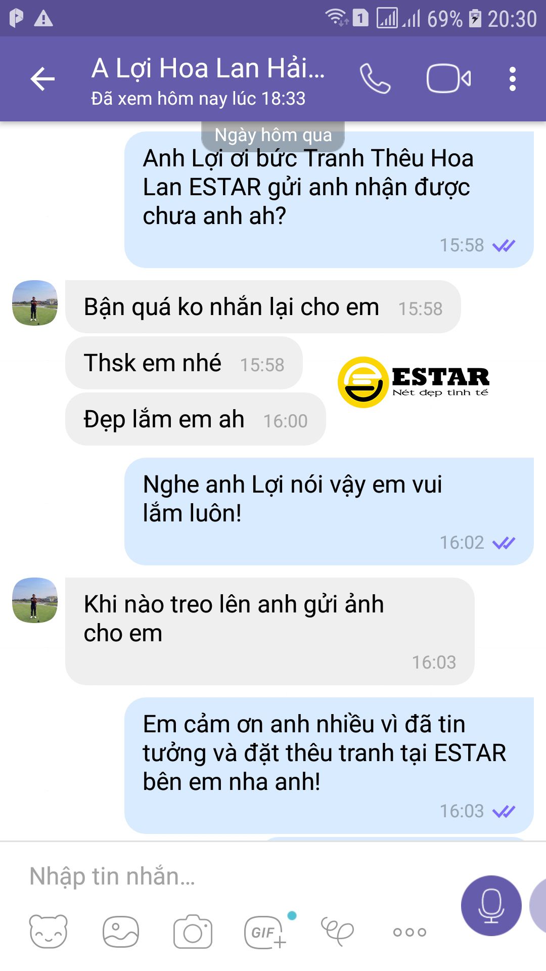 tranh thêu hoa lan