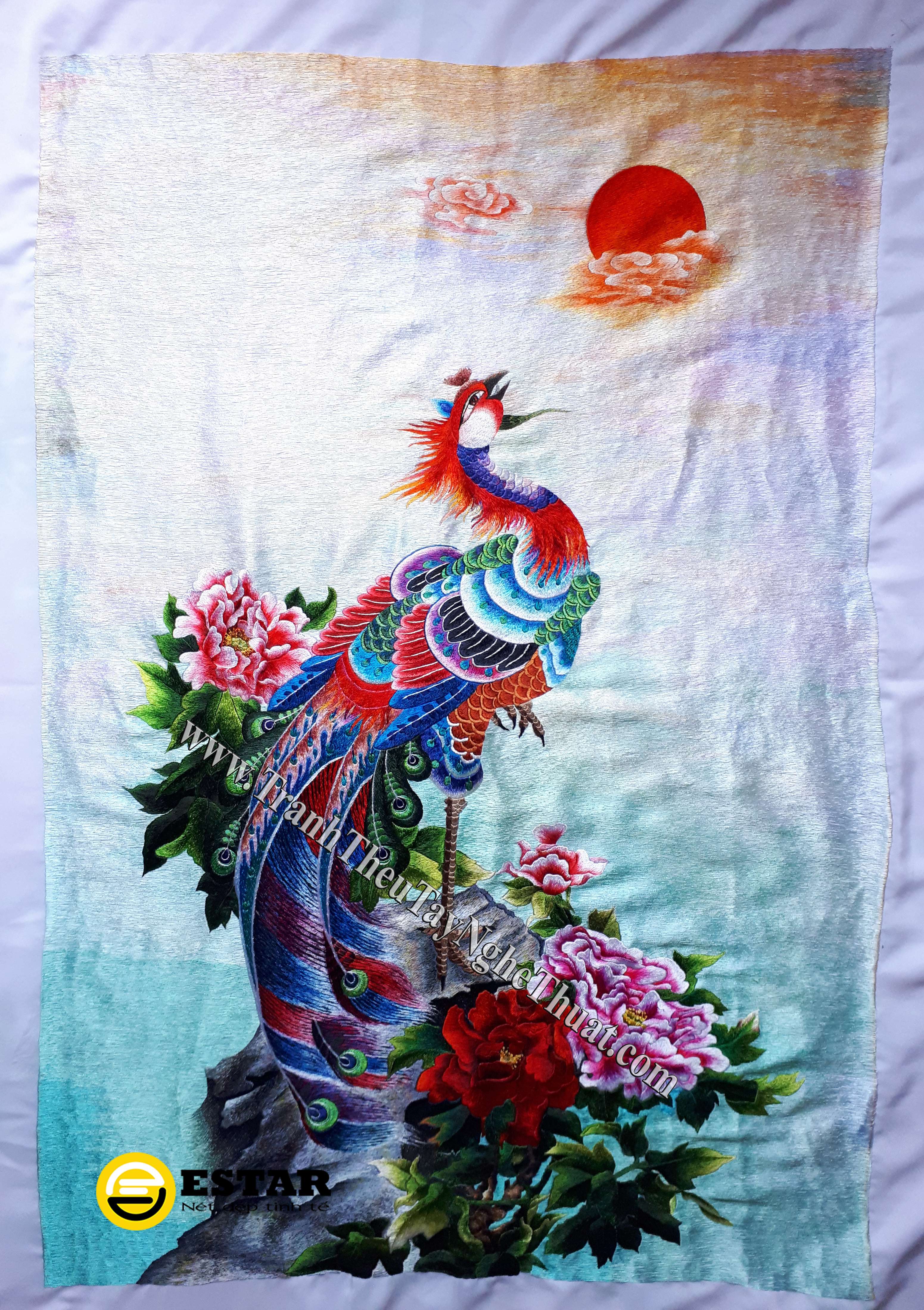 tranh thêu tay